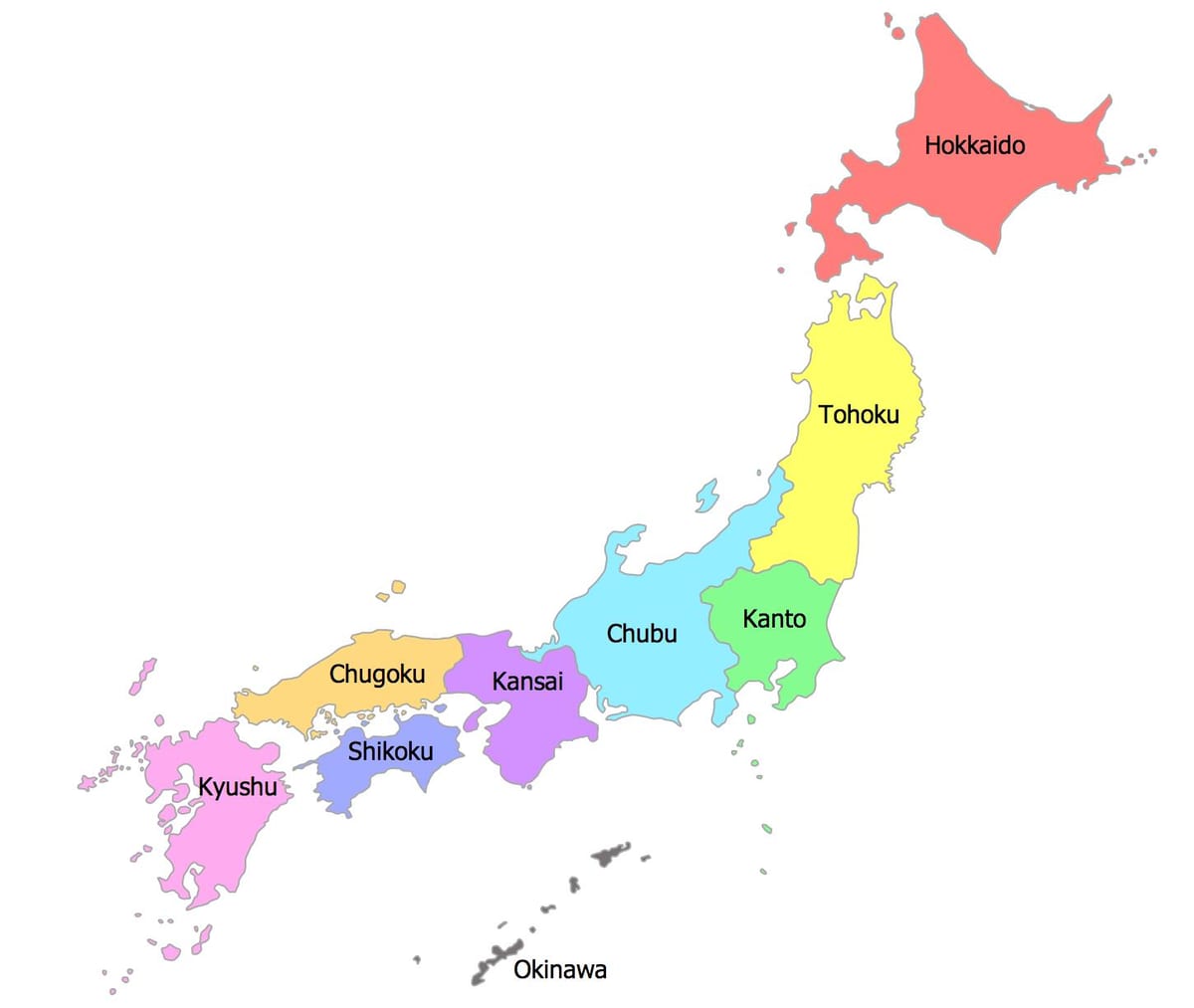 prefectuur kaart japan