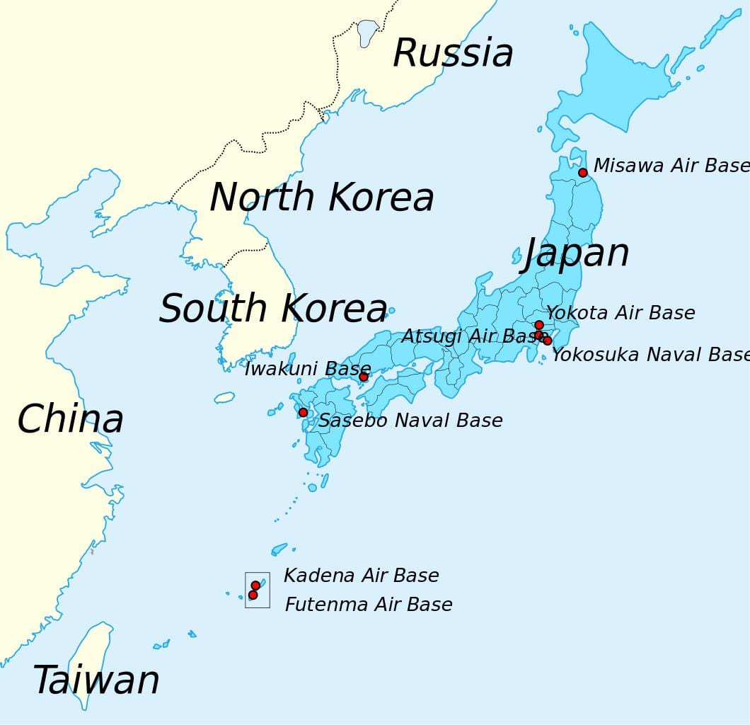 japan kaart wo2