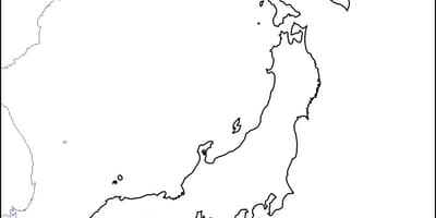 Blanco kaart japan